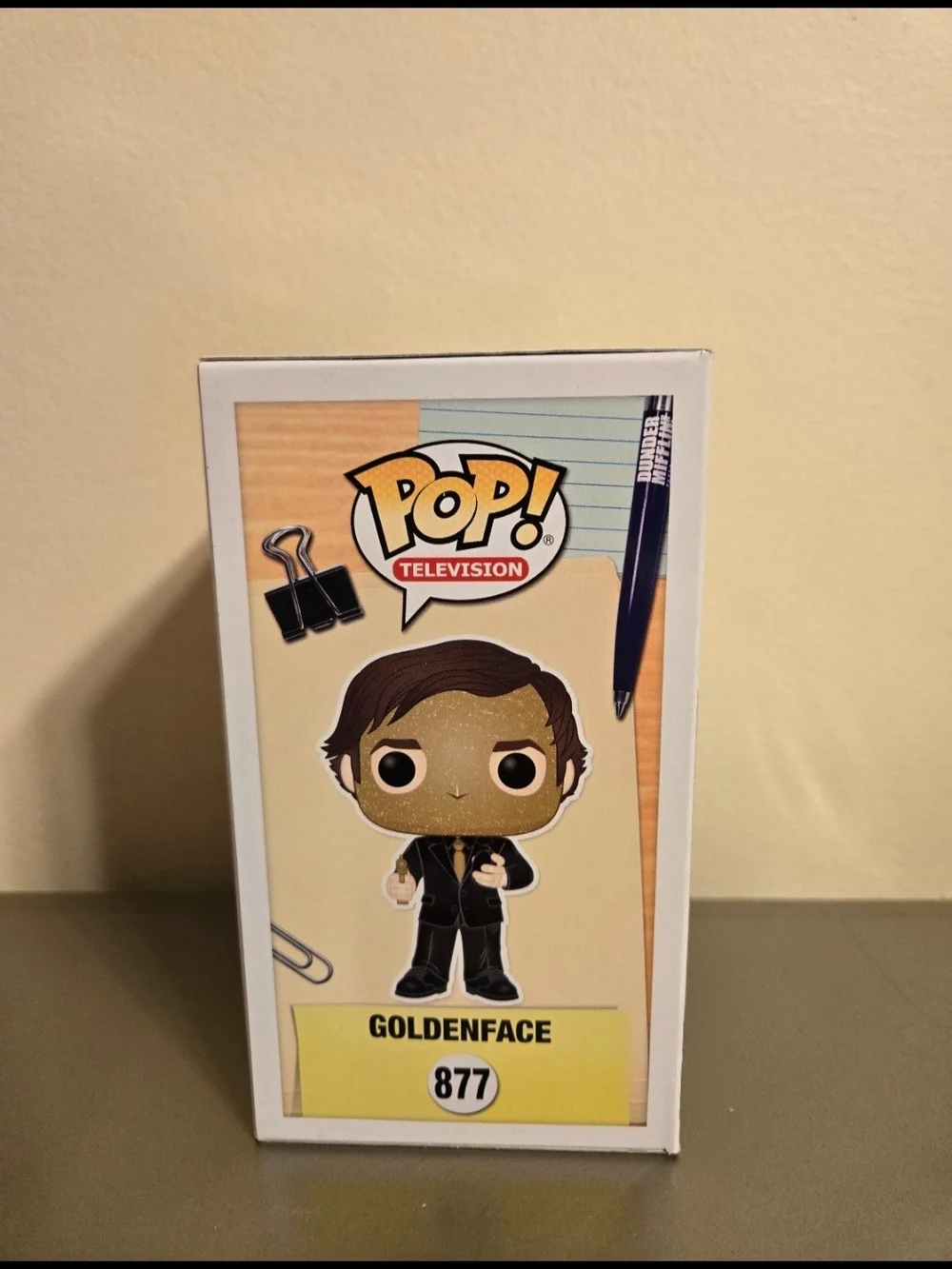 Funko Pop The Office Goldenface #877 Collectible Figure